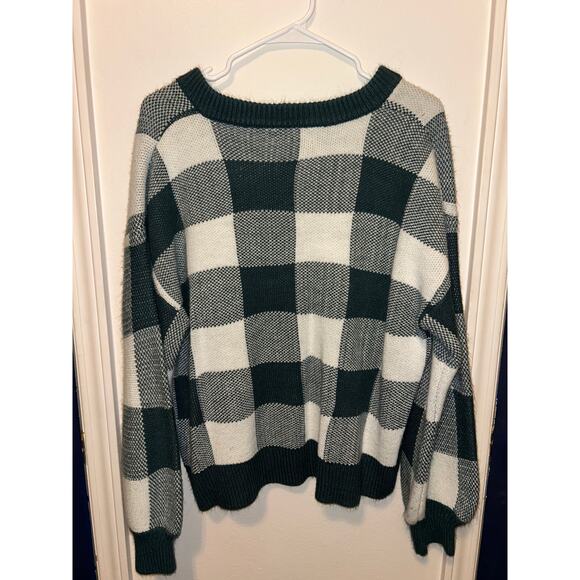 Listicle Women’s Checkered Sweater | Size S | Excellent Conditon - Picture 3 of 7